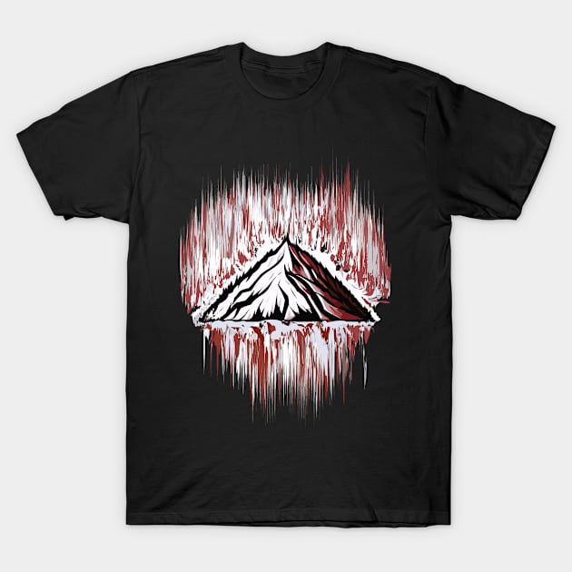 Mountain Illustration T-Shirt by Robsy187